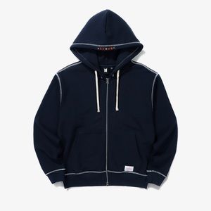 NWT bts ptd on stage navy doodle zip up hoodie SIZE LARGE